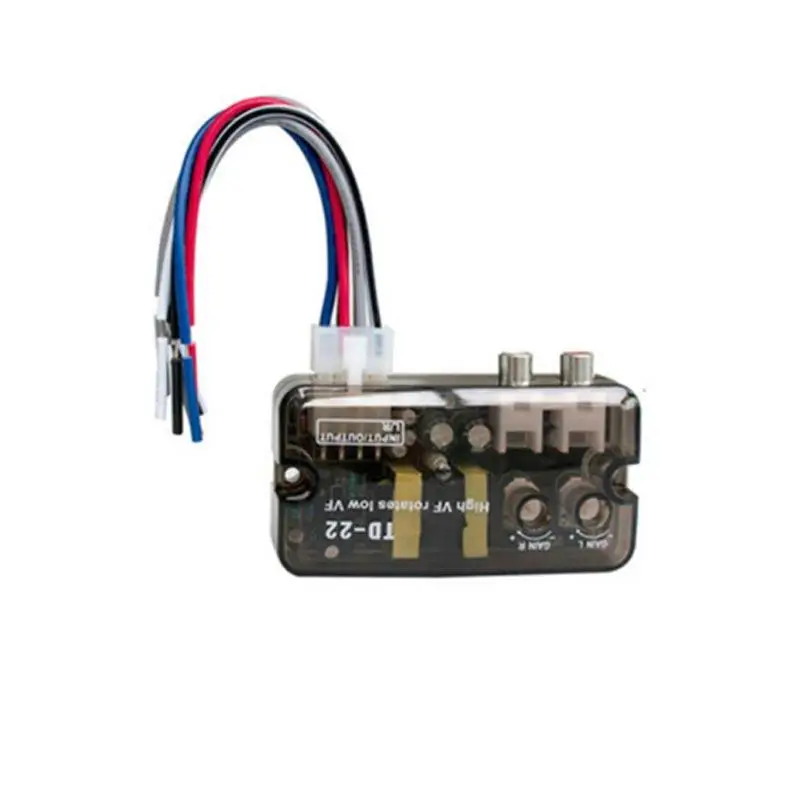 Auto Car Audio Converter 12V TD-22 RCA Stereo High To Low Adjustable Frequency Line Speaker Level Converter Adapter
Auto Car Audio Converter 12V TD-22 RCA Stereo High To Low Adjustable Frequency Line Speaker Level Converter Adapter