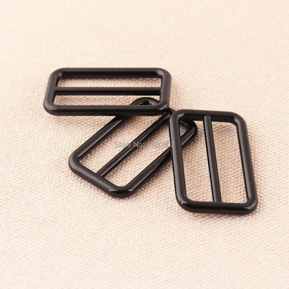 10PCS/lot Black color Metal Slider Tri Glide Adjustable Strap Buckles for bag garment webbing 38mm
10PCS/lot Black color Metal Slider Tri Glide Adjustable Strap Buckles for bag garment webbing 38mm