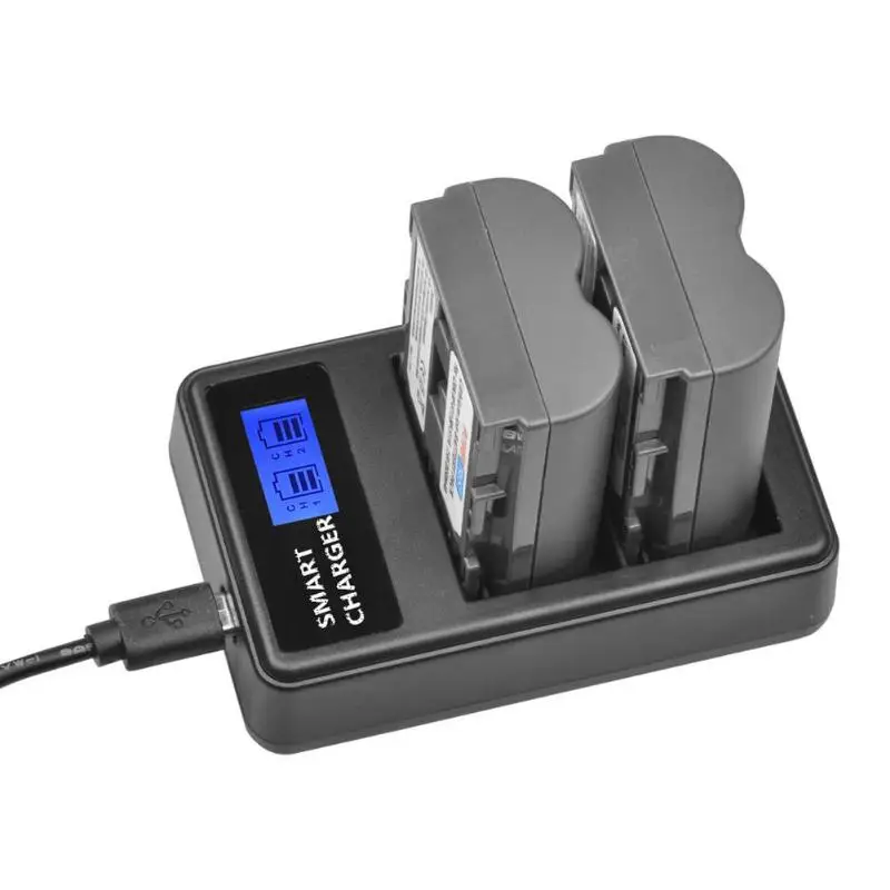 BP-511/511A LCD Display 2A Dual Port USB Battery Charger for Canon Camera Core Convenient To Carry Flexible Charging Mode
BP-511/511A LCD Display 2A Dual Port USB Battery Charger for Canon Camera Core Convenient To Carry Flexible Charging Mode