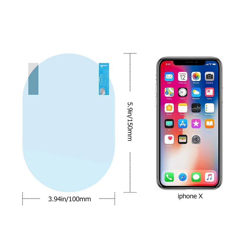 2pcs Car Anti Fog Rainproof Anti Water Mist Film Rearview Mirror Protective Film For Increasing Visibility And Improveing Drivin
2pcs Car Anti Fog Rainproof Anti Water Mist Film Rearview Mirror Protective Film For Increasing Visibility And Improveing Drivin