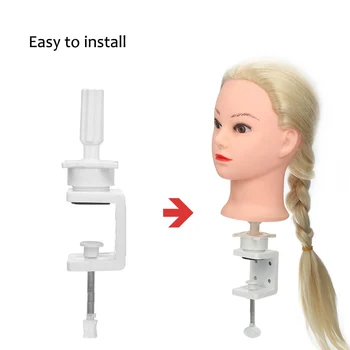 Wig Head Stand Clamp Mannequin Training Practice Head Metal Stand Holder for Hairdressing False Head Display
Wig Head Stand Clamp Mannequin Training Practice Head Metal Stand Holder for Hairdressing False Head Display