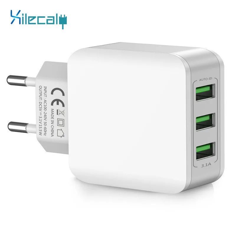 LED Light 5V 3.5A 3 Ports USB Charger For iPhone XS For Samsung For Xiaomi Huawei Travel Wall Charger EU US Plug Phone Charger
LED Light 5V 3.5A 3 Ports USB Charger For iPhone XS For Samsung For Xiaomi Huawei Travel Wall Charger EU US Plug Phone Charger