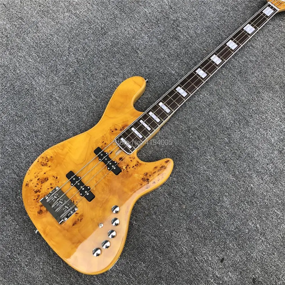 Factory Burl pattern butterfly 4 strings electric bass guitar,Ash wood bady active pickup electric Bass,Free shipping
Factory Burl pattern butterfly 4 strings electric bass guitar,Ash wood bady active pickup electric Bass,Free shipping