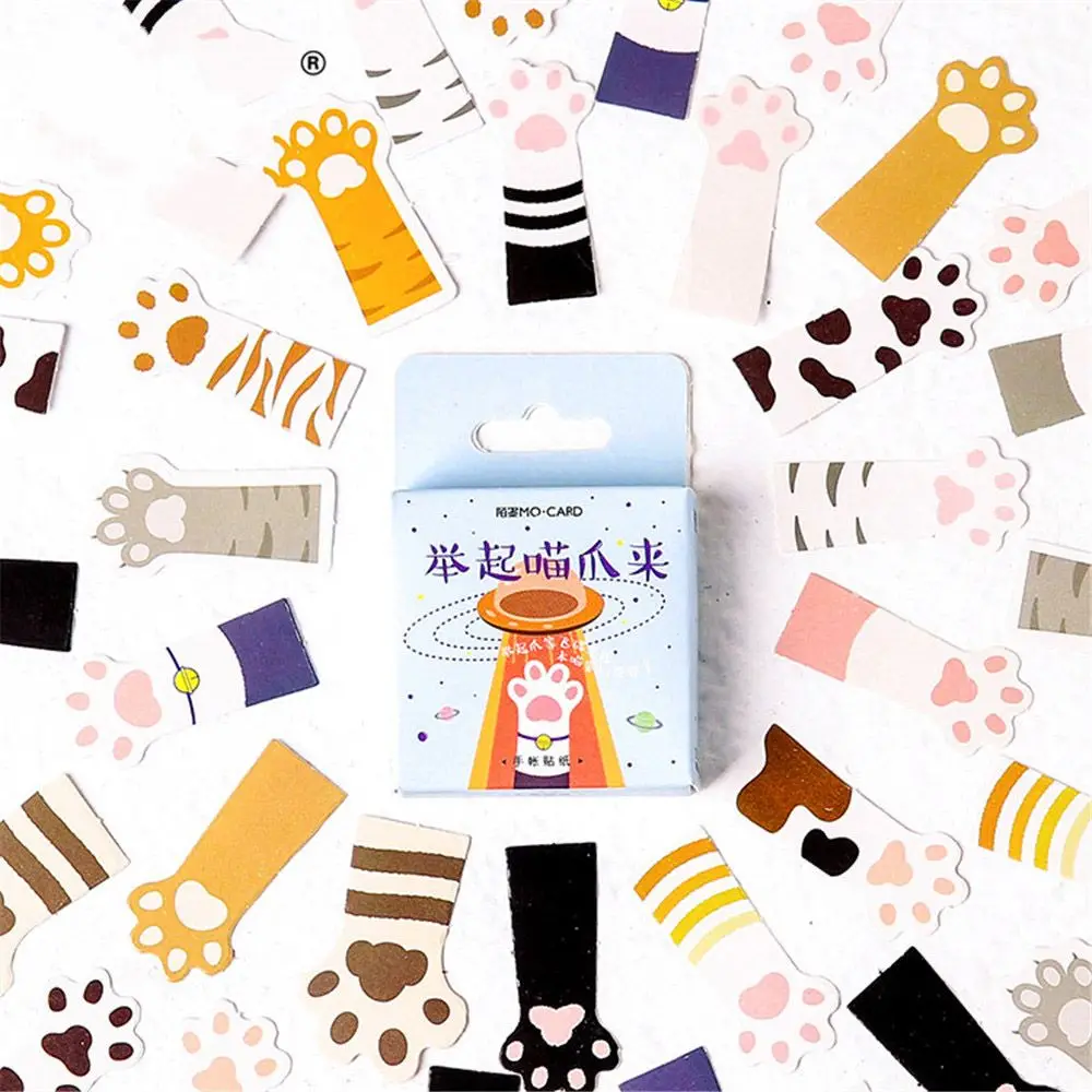 45pcs Cute Cat Paw Paper Sticker Kawaii Stationery DIY Scrapbooking Dairy Photo Album Decorations Packging Sealing Cute Stickers
45pcs Cute Cat Paw Paper Sticker Kawaii Stationery DIY Scrapbooking Dairy Photo Album Decorations Packging Sealing Cute Stickers