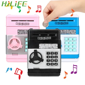 HILIFE Automatic Insert Bills Christmas Gift Password Money Box Cash Coins Saving Box ATM Bank Safe Box Electronic Piggy 
HILIFE Automatic Insert Bills Christmas Gift Password Money Box Cash Coins Saving Box ATM Bank Safe Box Electronic Piggy