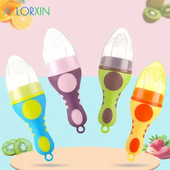 2019 New Fresh Fruit Food Kids Nipple Feeding Safe Milk Feeder For Baby Pacifier Bottles Nipple Teat Baby Feeding Teat Pacifier