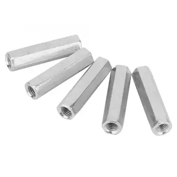 5pcs M8*50 Carbon Steel Galvanized Long Rod Nuts Hex Sleeve Nut Standoff Threaded Fasteners Bolt Stud Screw Coupling Connection
5pcs M8*50 Carbon Steel Galvanized Long Rod Nuts Hex Sleeve Nut Standoff Threaded Fasteners Bolt Stud Screw Coupling Connection