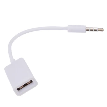 New Arrival 3.5mm Male AUX Audio Plug Jack To USB 2.0 Female Converter Car MP3 Cable Headphone Audio Adapter
New Arrival 3.5mm Male AUX Audio Plug Jack To USB 2.0 Female Converter Car MP3 Cable Headphone Audio Adapter