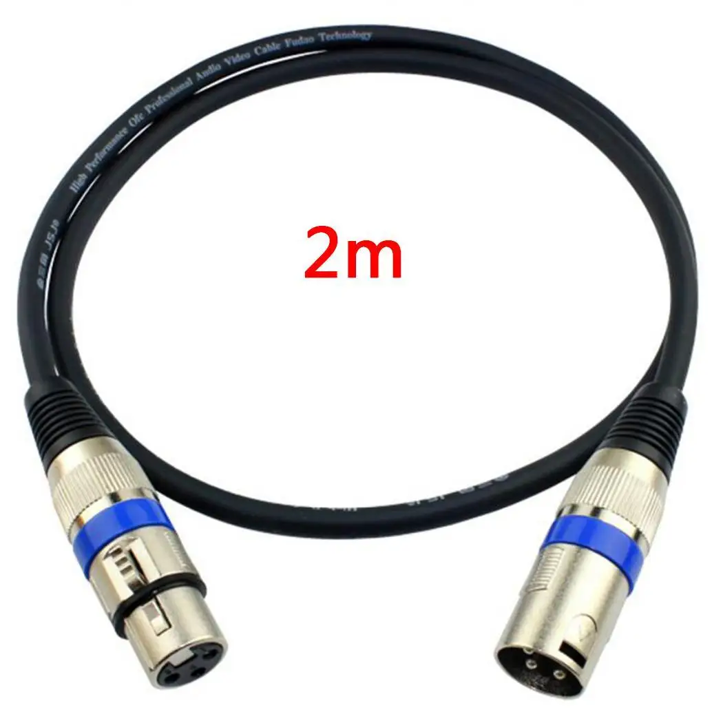 XLR Male to Female Audio Cable Connector Black for For Microphone Stylish design with distinctive look. Mixer
XLR Male to Female Audio Cable Connector Black for For Microphone Stylish design with distinctive look. Mixer