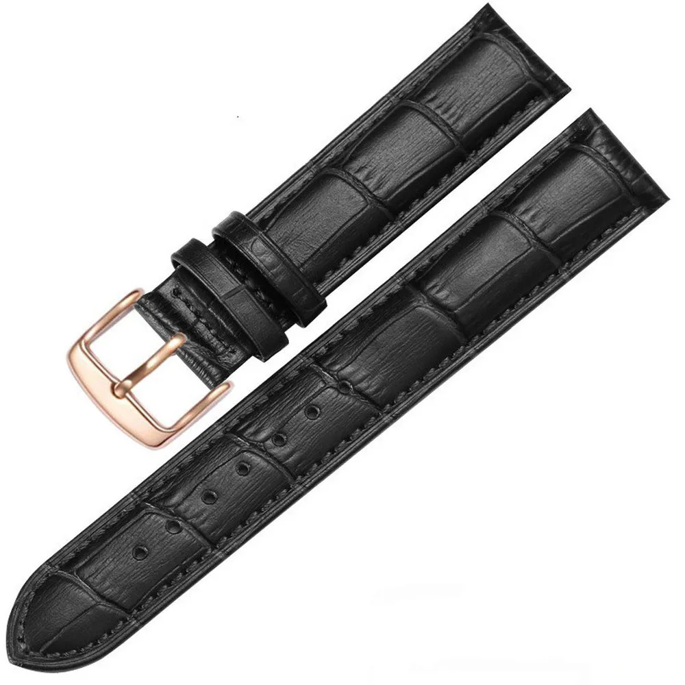 Top Layer Leather Strap Replacement Leather Watchband for Brand Watch Rose Gold Buckle Black Brown Watch Band
Top Layer Leather Strap Replacement Leather Watchband for Brand Watch Rose Gold Buckle Black Brown Watch Band