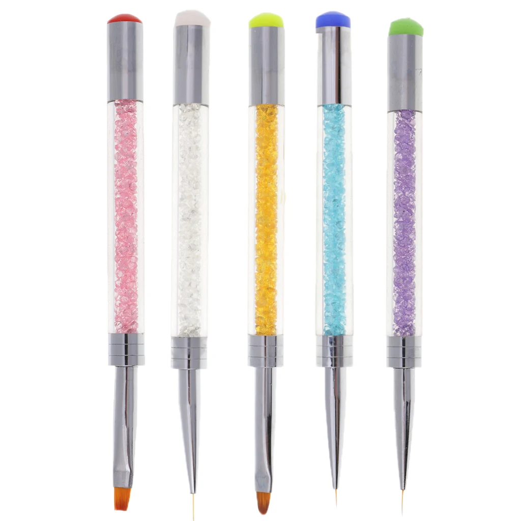 Rhinestone Nail Art Liner Brush UV Gel Painting Nail Brush Diamond Handle Pens Fashionable Design Beauty
Rhinestone Nail Art Liner Brush UV Gel Painting Nail Brush Diamond Handle Pens Fashionable Design Beauty