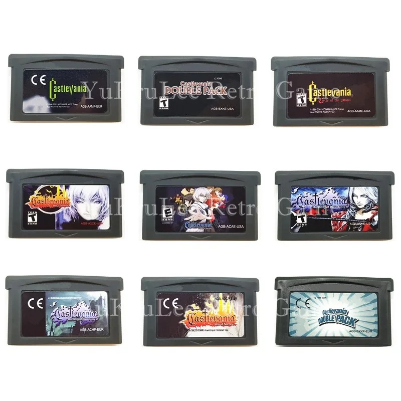 Video Game Cartridge Card Castlevania Series for 32 Bit Game Console US/EU General Version
Video Game Cartridge Card Castlevania Series for 32 Bit Game Console US/EU General Version