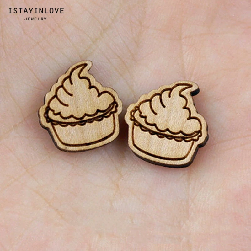 Handmade Jewelry Making Supplies Beads Laser Cut Wooden Ice Cream Charm For DIY Necklace Earrings Brooch Ring SWC36 4
Handmade Jewelry Making Supplies Beads Laser Cut Wooden Ice Cream Charm For DIY Necklace Earrings Brooch Ring SWC36 4