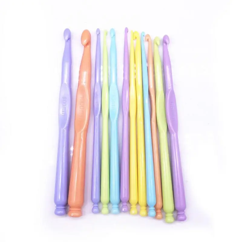 12pcs 2-10mm Plastic Crochet Hooks Knitting Needles DIY Weave Tools Colorful Stitches Craft Crochet Set Ergonomic Sewing Tools
12pcs 2-10mm Plastic Crochet Hooks Knitting Needles DIY Weave Tools Colorful Stitches Craft Crochet Set Ergonomic Sewing Tools