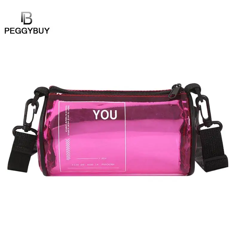 Transparent Letter Crossbody Messenger for Women Fashion PVC Waterproof Handbags Girls PVC Cylinder Shoulder Bags Bolso femenino
Transparent Letter Crossbody Messenger for Women Fashion PVC Waterproof Handbags Girls PVC Cylinder Shoulder Bags Bolso femenino