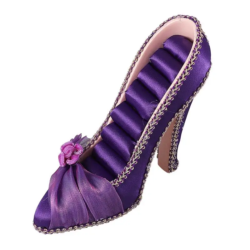 Creative High-heeled Shoes Shaped Storage Rack Jewelry Display Holder Stand Home Decor for Ear Stud Rings (Purple)
Creative High-heeled Shoes Shaped Storage Rack Jewelry Display Holder Stand Home Decor for Ear Stud Rings (Purple)