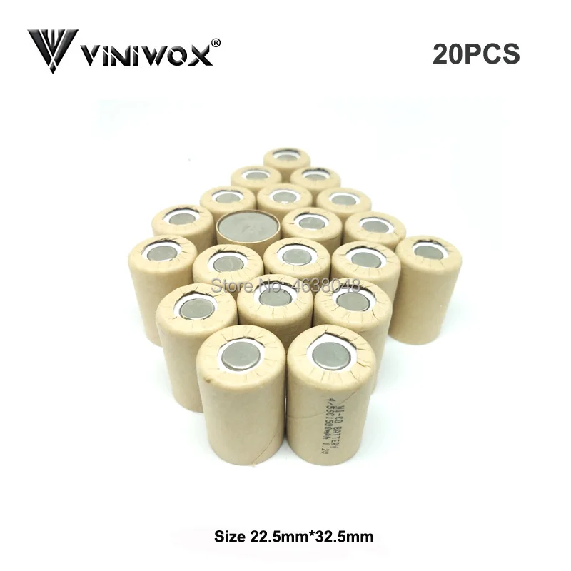 1.2V 1500mAh 4/5SC Rechargeable Ni-CD Batteries Cell for Electric Flashlight Power Bank Power Tool Battery Subc NICD Packs
1.2V 1500mAh 4/5SC Rechargeable Ni-CD Batteries Cell for Electric Flashlight Power Bank Power Tool Battery Subc NICD Packs