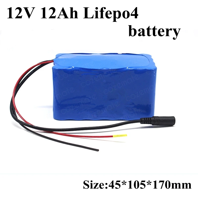 12ah Lifepo4 12v Battery Dc Power Supply 12v 10Ah Portable Motorcycle Battery Pack 30A High Discharge for E-scooter + 3A Charger
12ah Lifepo4 12v Battery Dc Power Supply 12v 10Ah Portable Motorcycle Battery Pack 30A High Discharge for E-scooter + 3A Charger