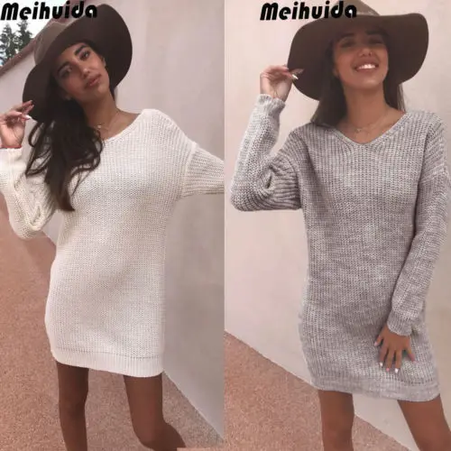 2019 Fashion New Hot New Womens Knitwear V Neck Knitted Jumper Winter Ladies Sweaters Dress Top S-XL
2019 Fashion New Hot New Womens Knitwear V Neck Knitted Jumper Winter Ladies Sweaters Dress Top S-XL