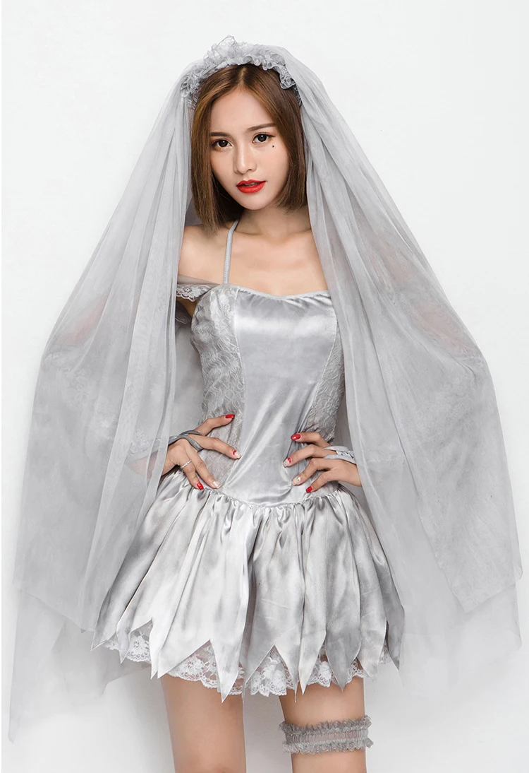 Halloween Ghost bride Costume Cosplay Mexican Day of the Dead Fancy Dress Fancy Party
Halloween Ghost bride Costume Cosplay Mexican Day of the Dead Fancy Dress Fancy Party