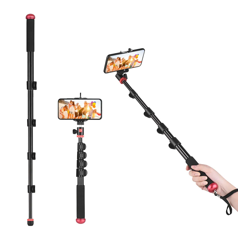 KINGJOY Selfie Stick with Adjustable Phone Clip Camcorder Monopod Locking Telescopic 4/5 Sections for Smartphones Action Camera
KINGJOY Selfie Stick with Adjustable Phone Clip Camcorder Monopod Locking Telescopic 4/5 Sections for Smartphones Action Camera