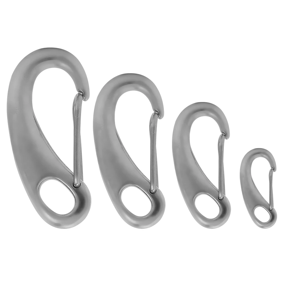 Outdoor Diving Durable Stainless Steel Double Ended Clip Hook Bolt Snap Scuba Diving Buckle Diving Kayak Paddle Leash Accessorie
Outdoor Diving Durable Stainless Steel Double Ended Clip Hook Bolt Snap Scuba Diving Buckle Diving Kayak Paddle Leash Accessorie