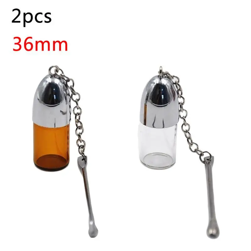 2pcs Glass Pill Box With Metal Spoon Portable Keychain Waterproof Pill Organizer Outdoor Travel Camping Medicine Storage Bottle
2pcs Glass Pill Box With Metal Spoon Portable Keychain Waterproof Pill Organizer Outdoor Travel Camping Medicine Storage Bottle
