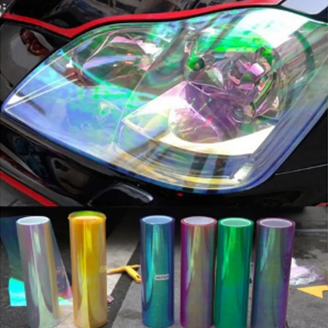 120 x 30 cm Car Stickers Colorful Transparent Film Sticker Auto Headlight Fog Taillight Decoration Protection Decals Car Styling
120 x 30 cm Car Stickers Colorful Transparent Film Sticker Auto Headlight Fog Taillight Decoration Protection Decals Car Styling