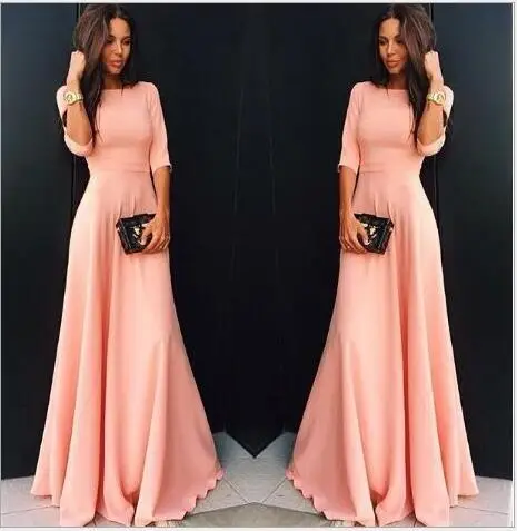 2019 New Fashion Mermaid Long Sleeves Candy Color Pink Elegant And Generous Dress Vintage Off -the-Shoulder Evening Dresses
2019 New Fashion Mermaid Long Sleeves Candy Color Pink Elegant And Generous Dress Vintage Off -the-Shoulder Evening Dresses