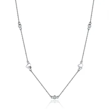 Silver Necklace Chain Floding Heart Link 925 Sterling Silver Choker Necklaces For Women Short Colliers 45mm Bsn047
Silver Necklace Chain Floding Heart Link 925 Sterling Silver Choker Necklaces For Women Short Colliers 45mm Bsn047