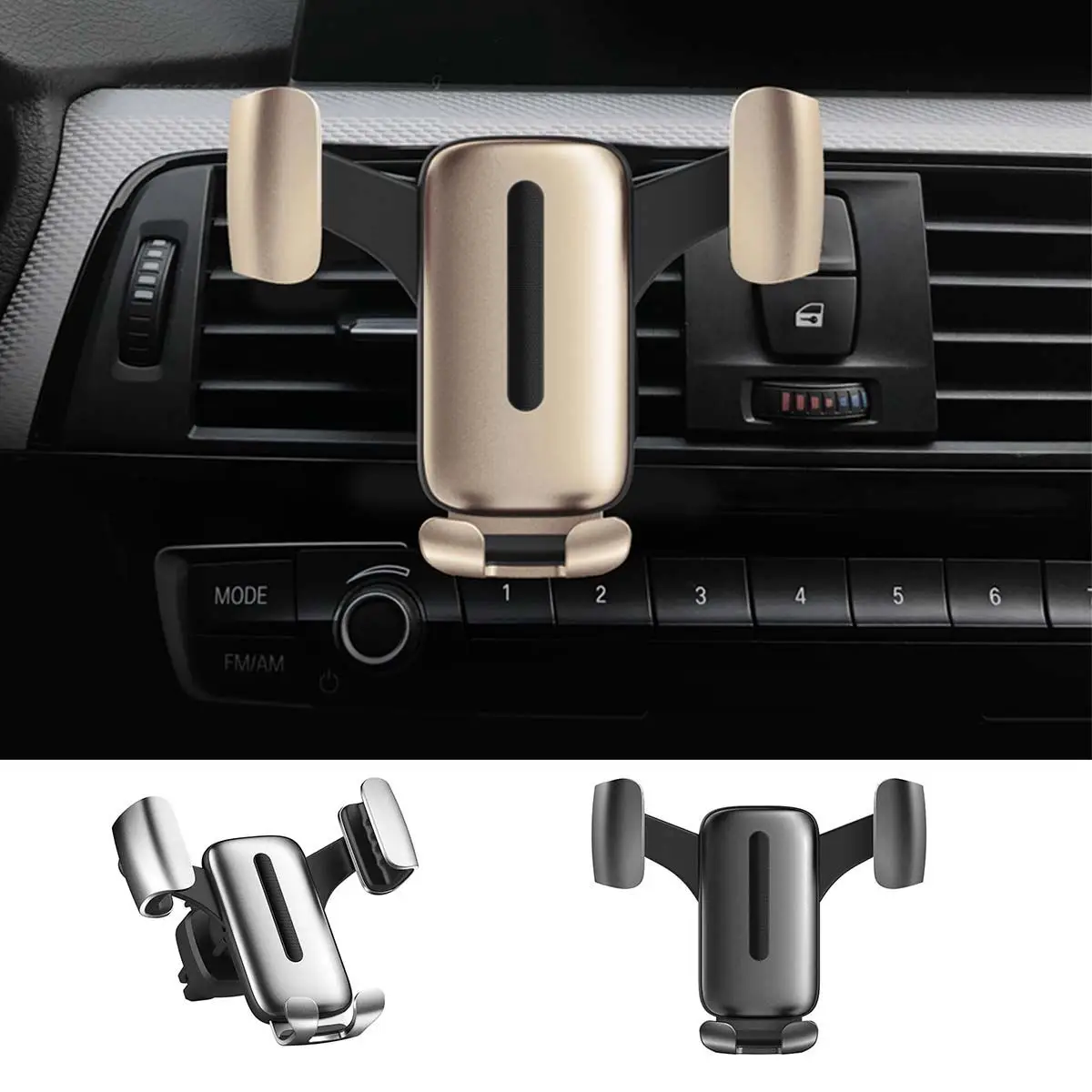 Car Phone Holder Gravity Sensor To Tighten Mobile Phone Car Holder for iPhone Xiaomi Samsung
Car Phone Holder Gravity Sensor To Tighten Mobile Phone Car Holder for iPhone Xiaomi Samsung