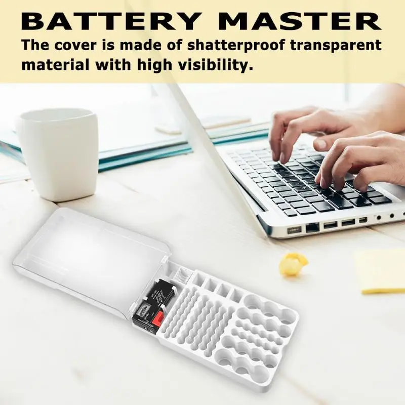 Battery Organizer Storage Case with Battery Tester Modern Design Perfect Size PP Material for Checker Battery Capacity Battery
Battery Organizer Storage Case with Battery Tester Modern Design Perfect Size PP Material for Checker Battery Capacity Battery