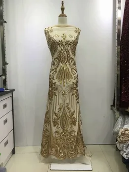2019 New African Sequins Lace fabric High Quality French Sequins Net Lace Gold Sequin Fabric For Evening Wedding Dress Sewing
2019 New African Sequins Lace fabric High Quality French Sequins Net Lace Gold Sequin Fabric For Evening Wedding Dress Sewing