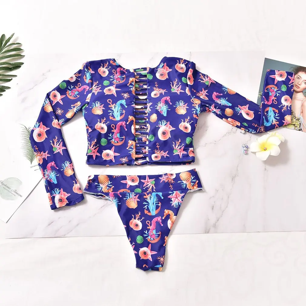 New Bikini Split Chest Line Fruit Long Sleeve Swimwear Swimsuit Gather Fashion Swimwear Vacation Beach Bikini 
New Bikini Split Chest Line Fruit Long Sleeve Swimwear Swimsuit Gather Fashion Swimwear Vacation Beach Bikini