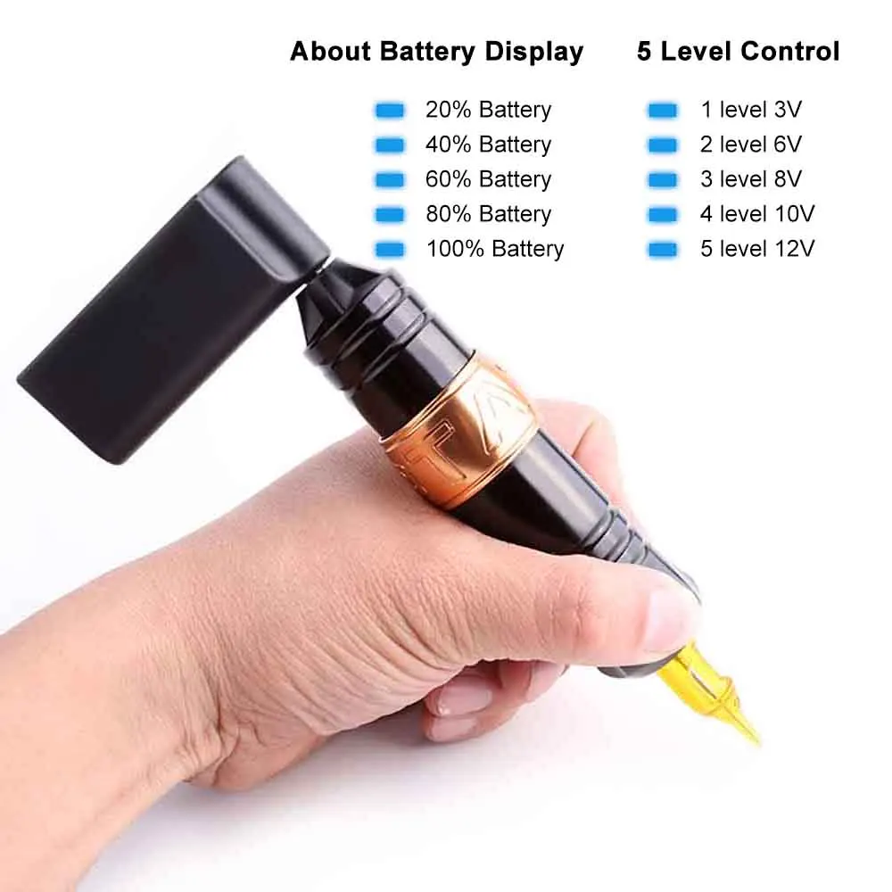 Mini Wireless Tattoo Power Supply Tattoo Pen Machine Power Bank 2000mAh RCA/DC Connection Tattooing Permanent Equipment
Mini Wireless Tattoo Power Supply Tattoo Pen Machine Power Bank 2000mAh RCA/DC Connection Tattooing Permanent Equipment