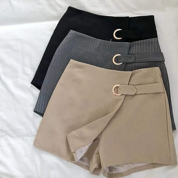 2019 Spring Summer Elegant Office Lady Shorts Cotton High Waist Skorts Wide Leg Shorts
2019 Spring Summer Elegant Office Lady Shorts Cotton High Waist Skorts Wide Leg Shorts
