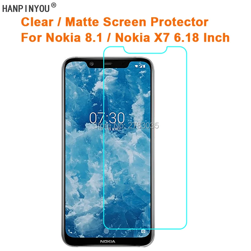 For Nokia 8.1 / Nokia X7 TA-1131 Clear Glossy / Anti-Glare Matte Screen Protector Protective Film Guard (Not Tempered Glass)
For Nokia 8.1 / Nokia X7 TA-1131 Clear Glossy / Anti-Glare Matte Screen Protector Protective Film Guard (Not Tempered Glass)