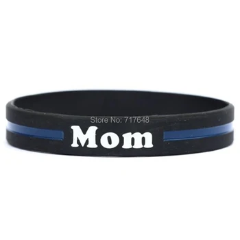 100pcs Mom Thin Blue Line wristband silicone bracelets free shipping by ePacket A
100pcs Mom Thin Blue Line wristband silicone bracelets free shipping by ePacket A