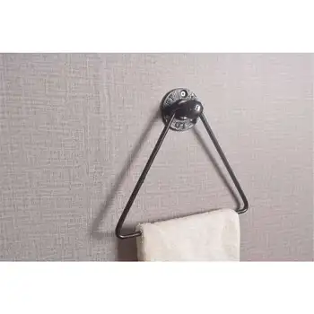 Metal Wall Mounted Towel Rack Holder Triangle Bathroom Organizer Kitchen Hand Towel Bar Ring Black Bathrom Hardware Fixture
Metal Wall Mounted Towel Rack Holder Triangle Bathroom Organizer Kitchen Hand Towel Bar Ring Black Bathrom Hardware Fixture