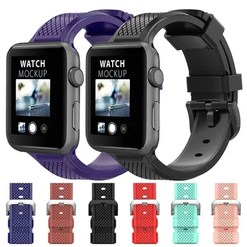 Soft Silicone Strap For Apple Watch band series 4 3 iwatch bands 42mm 38 44mm 40mm belt Bracelet smart watch Accessories loop
Soft Silicone Strap For Apple Watch band series 4 3 iwatch bands 42mm 38 44mm 40mm belt Bracelet smart watch Accessories loop
