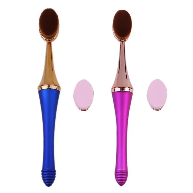 Oval Makeup Brush Foundation BB Cream Base Powder Puff Blushe Cosmetic Beauty Brush Shaped Curve Brushes
Oval Makeup Brush Foundation BB Cream Base Powder Puff Blushe Cosmetic Beauty Brush Shaped Curve Brushes