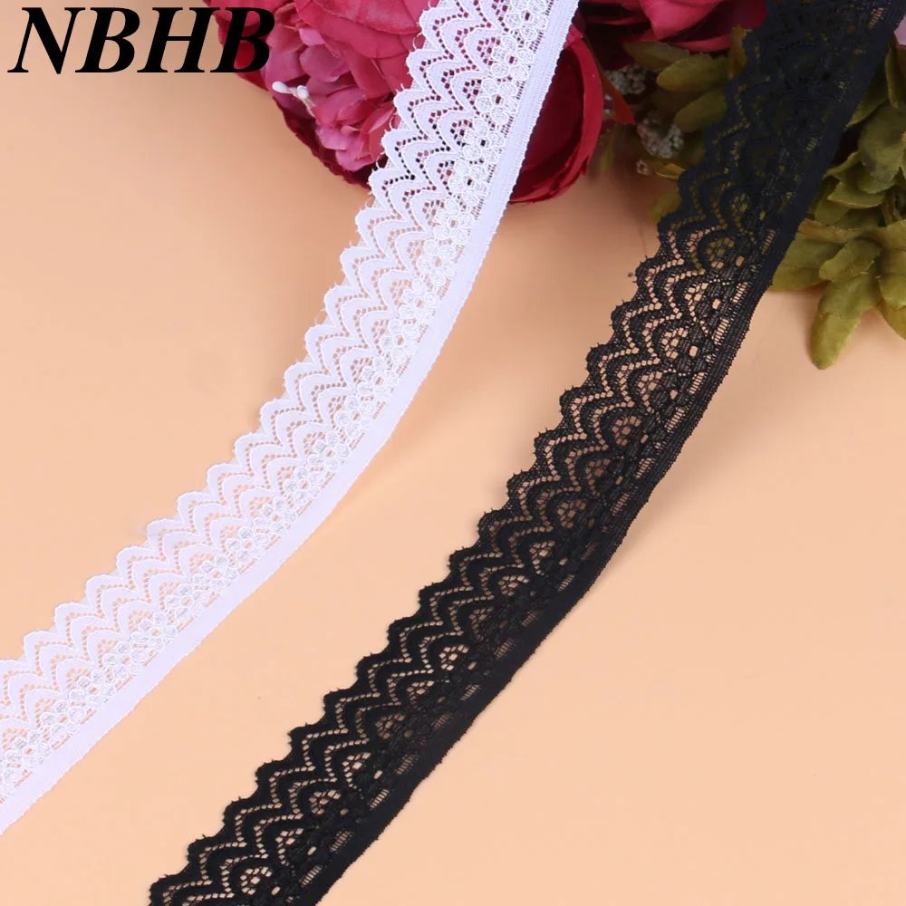 NBHB 10yards 3cm width elastic lace Embroidered Black White sewing lace Ribbon trim fabric warp DIY Garment Accessories
NBHB 10yards 3cm width elastic lace Embroidered Black White sewing lace Ribbon trim fabric warp DIY Garment Accessories