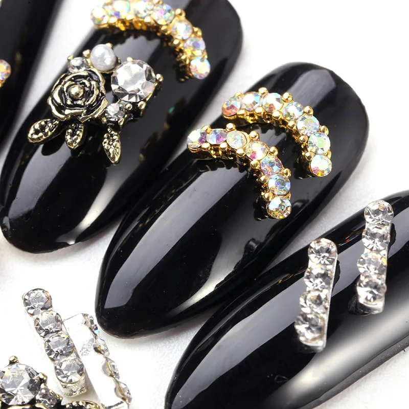10 Pcs/pack Stick/Arch/Flowers Design Alloy Jewelry Nail Charms Manicure Rhinestone Decoration for Nails Metal 3D Nail Art DIY
10 Pcs/pack Stick/Arch/Flowers Design Alloy Jewelry Nail Charms Manicure Rhinestone Decoration for Nails Metal 3D Nail Art DIY