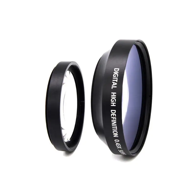 Camera Lens HD 62mm 0.43x Wide Angle + Macro Conversion Lens For Nikon Cannon Sony NEX3 NEX5 NEX NEX-C3 Camera DSLR
Camera Lens HD 62mm 0.43x Wide Angle + Macro Conversion Lens For Nikon Cannon Sony NEX3 NEX5 NEX NEX-C3 Camera DSLR