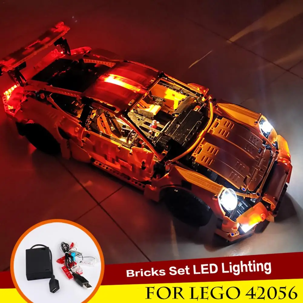 LED DIY Lighting BrickKit For 42056 Porsche 911 GT3 RS Lighting Parts Using Less Than Power 5V
LED DIY Lighting BrickKit For 42056 Porsche 911 GT3 RS Lighting Parts Using Less Than Power 5V