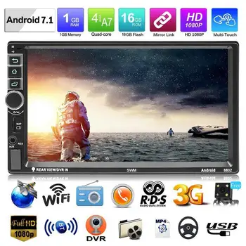 2DIN Android 7Inch Quad Core 16G Memory Touch Screen Car Radio Stereo Bluetooth MP5 Player Universal GPS Navigator Multimedia
2DIN Android 7Inch Quad Core 16G Memory Touch Screen Car Radio Stereo Bluetooth MP5 Player Universal GPS Navigator Multimedia