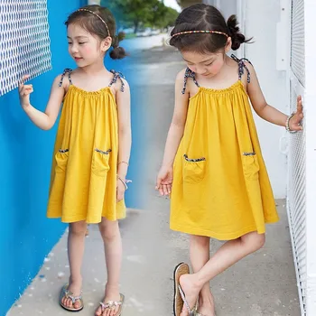 Pockets Sleeveless Kids Sundress Clothes Baby Girls Dress Summer 2019 Beach Holiday Cotton Teen Dresses Clothing Children
Pockets Sleeveless Kids Sundress Clothes Baby Girls Dress Summer 2019 Beach Holiday Cotton Teen Dresses Clothing Children