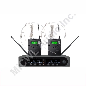 Pro SKM9000 2x100 Channel Karaoke Wireless Microphone System Stage Performance Singing 2 beige Headset Mic System
Pro SKM9000 2x100 Channel Karaoke Wireless Microphone System Stage Performance Singing 2 beige Headset Mic System