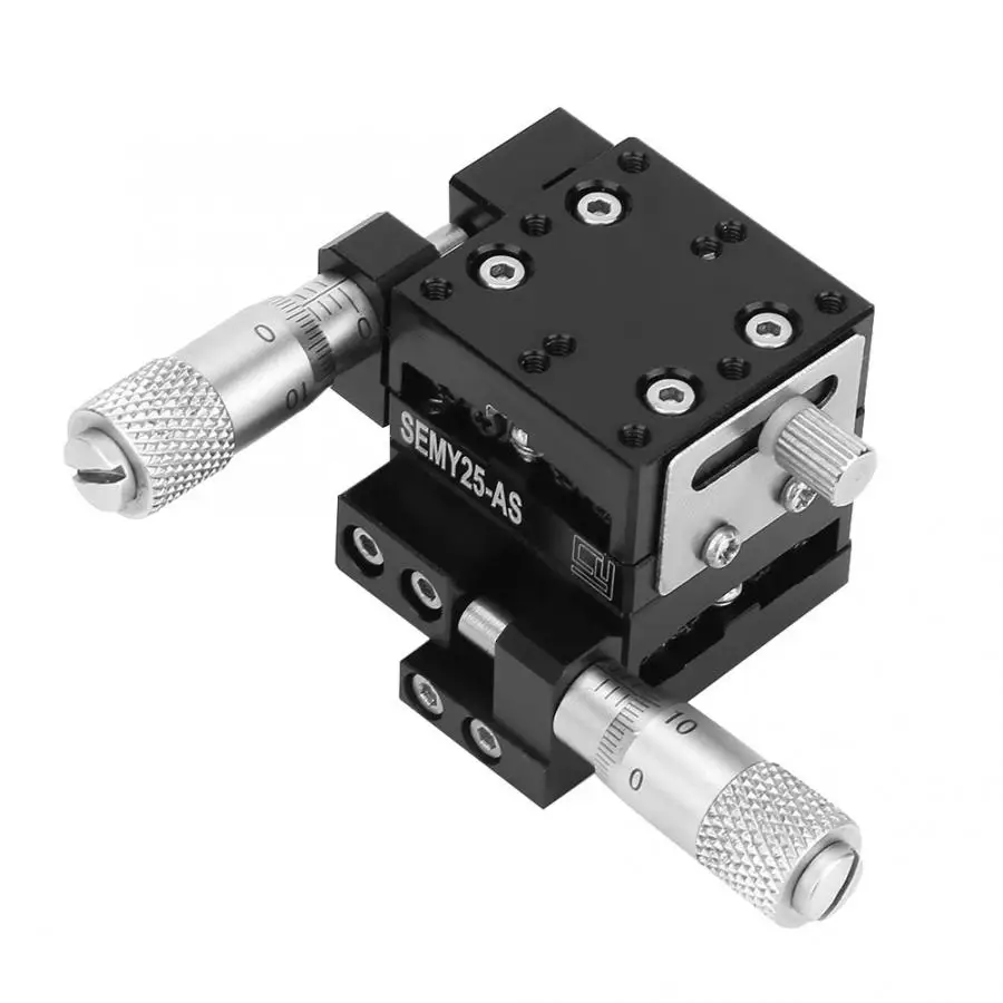 Linear Stages XY Micrometer Manual Fine-tuning Cross Roller Precision Linear Stages 25*25*30mm
Linear Stages XY Micrometer Manual Fine-tuning Cross Roller Precision Linear Stages 25*25*30mm