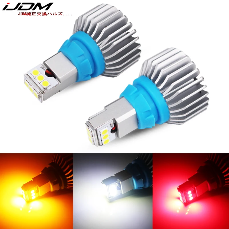 iJDM W16W T15 LED 912 921 Car Reverse Bulb Canbus OBC Error Free Auto Backup Light Turn Signal Brake Lamp Red Amber White 12V
iJDM W16W T15 LED 912 921 Car Reverse Bulb Canbus OBC Error Free Auto Backup Light Turn Signal Brake Lamp Red Amber White 12V